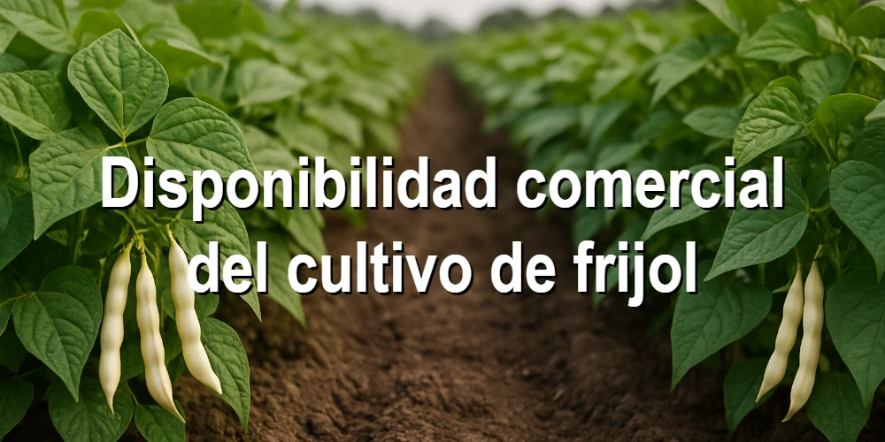 Disponibilidad comercial del cultivo de frijol