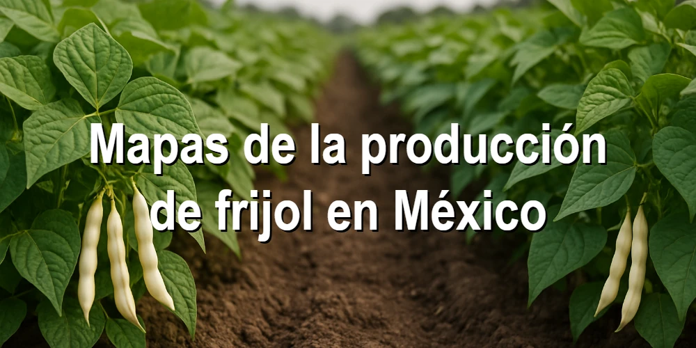 Mapas de la producción de frijol en México