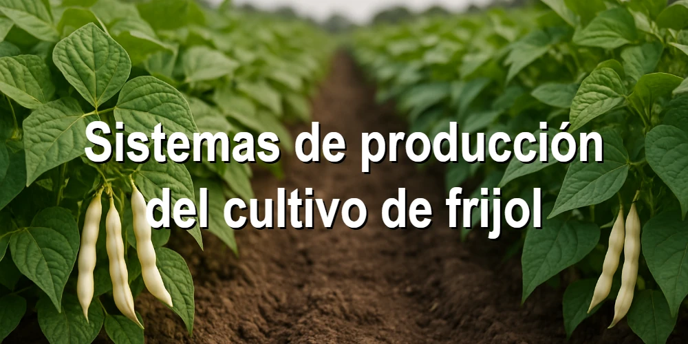 Sistemas de producción del cultivo de frijol