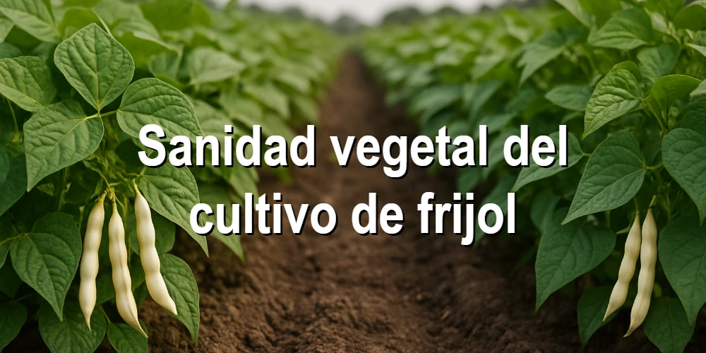 Sanidad vegetal del cultivo de frijol